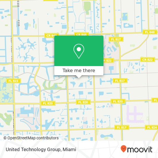 United Technology Group map