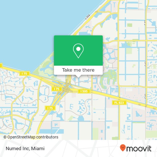 Numed Inc map