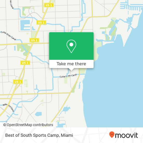 Best of South Sports Camp map