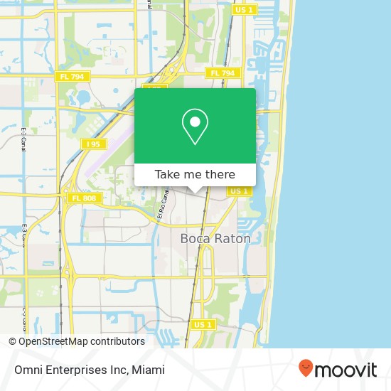 Omni Enterprises  Inc map