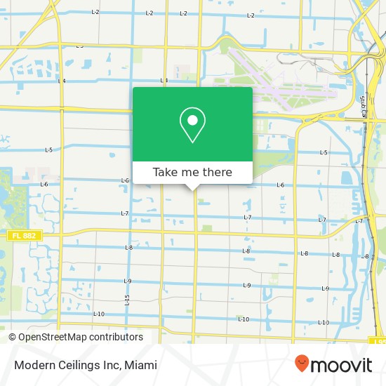 Modern Ceilings Inc map