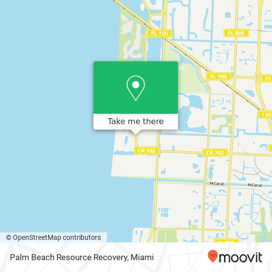 Palm Beach Resource Recovery map