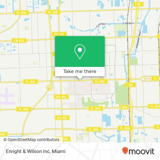 Enright & Wilson Inc map