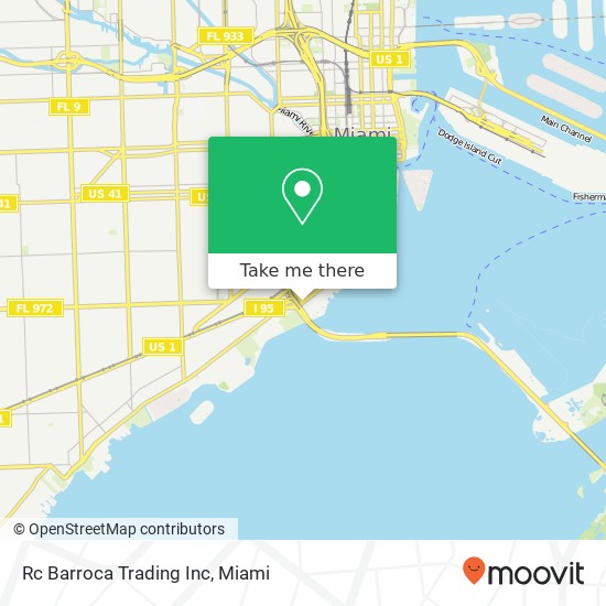 Rc Barroca Trading Inc map