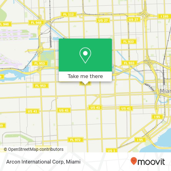 Arcon International Corp map