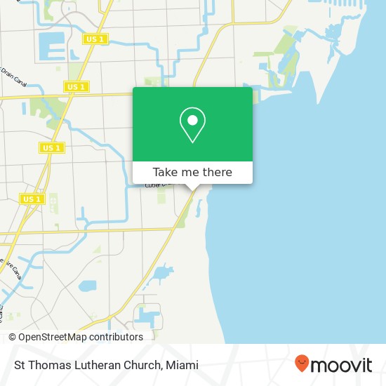 Mapa de St Thomas Lutheran Church