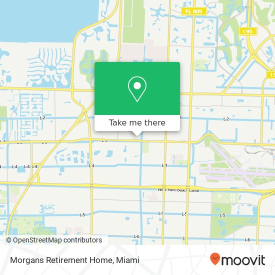 Mapa de Morgans Retirement Home