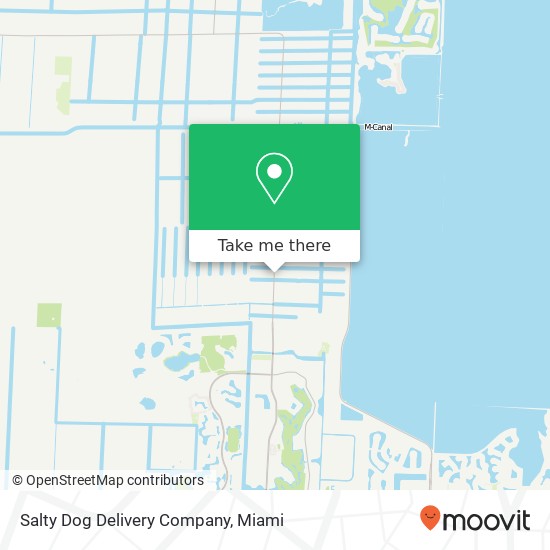 Salty Dog Delivery Company map