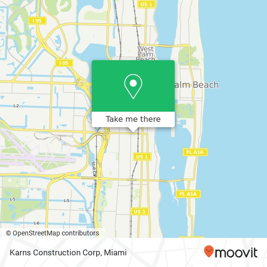 Karns Construction Corp map