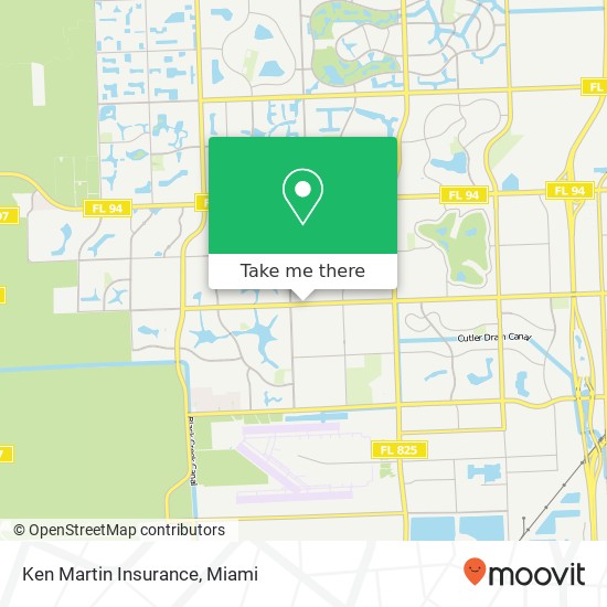 Mapa de Ken Martin Insurance