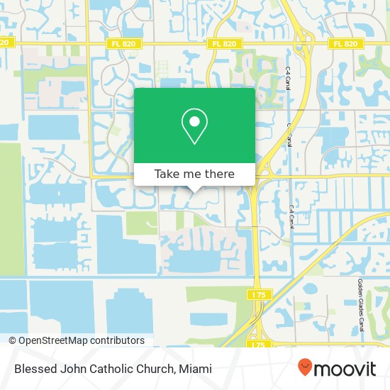 Blessed John Catholic Church map