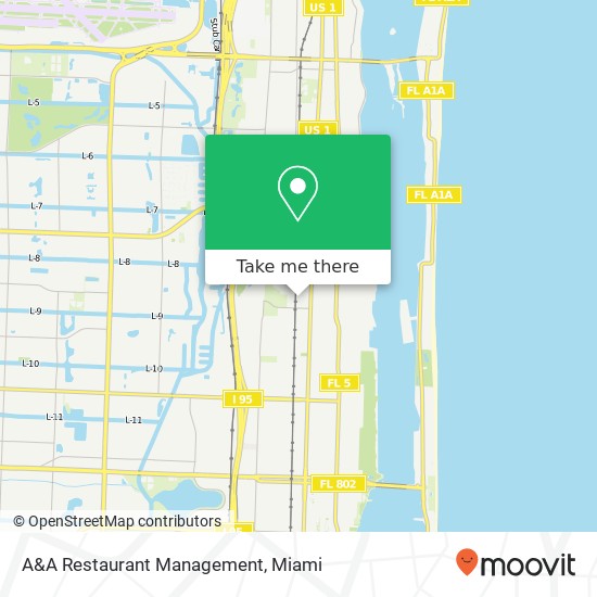 A&A Restaurant Management map