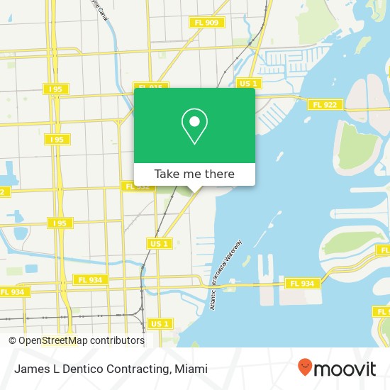 James L Dentico Contracting map