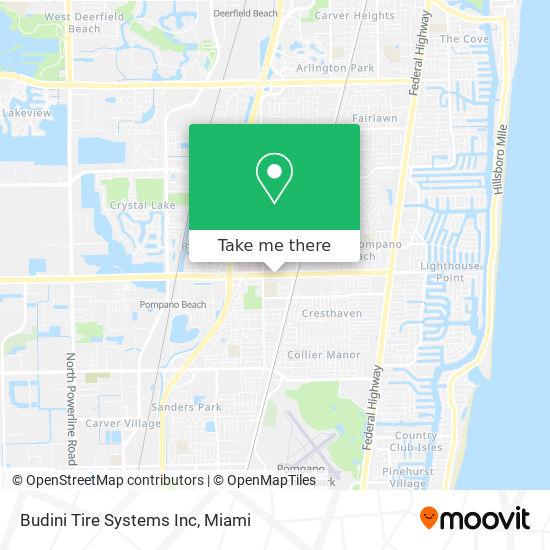 Mapa de Budini Tire Systems Inc