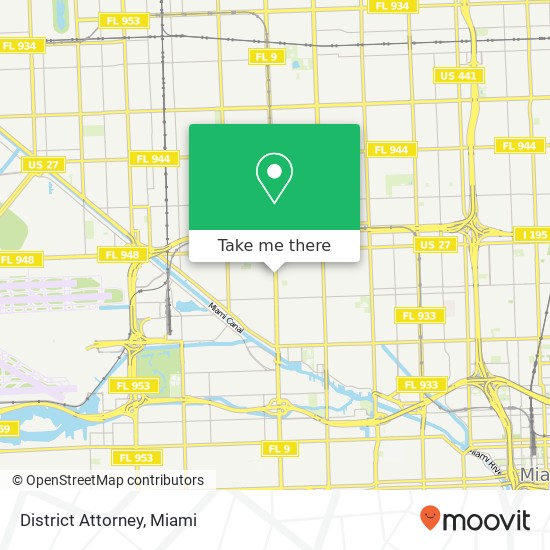 District Attorney map