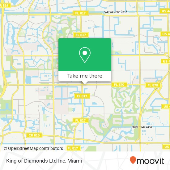 King of Diamonds Ltd Inc map