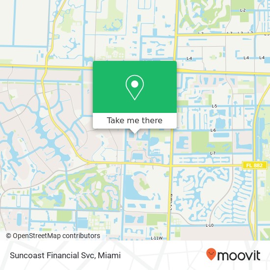 Suncoast Financial Svc map