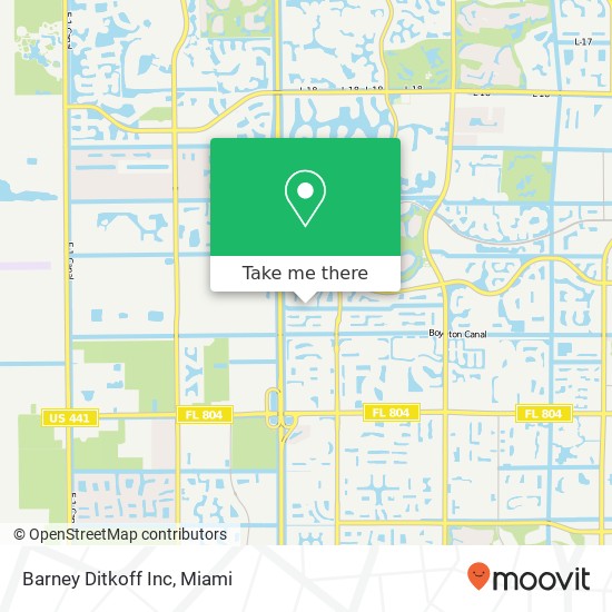 Mapa de Barney Ditkoff Inc