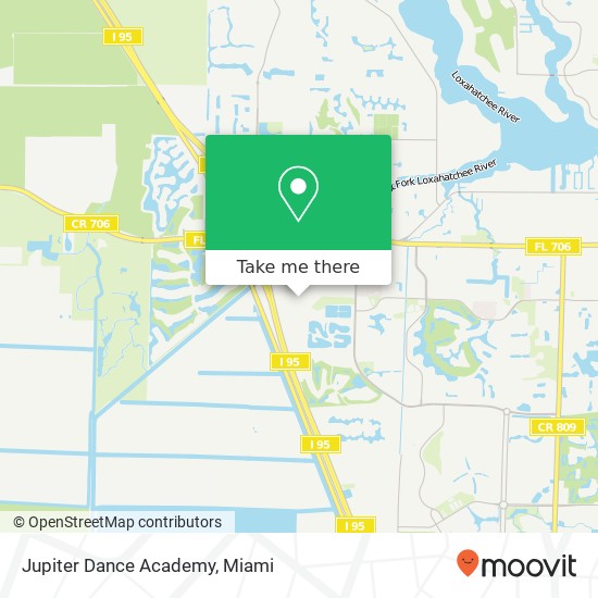 Jupiter Dance Academy map