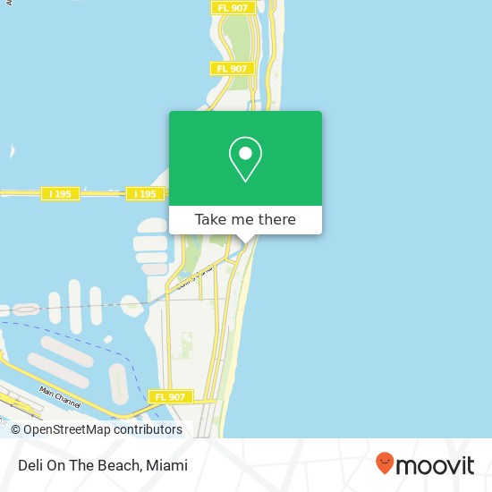 Deli On The Beach map