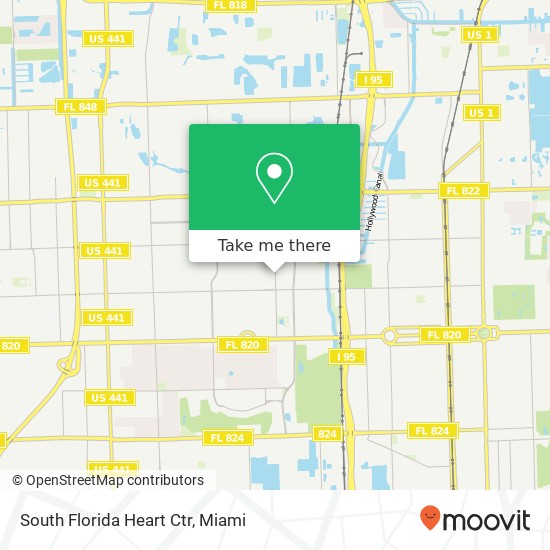 Mapa de South Florida Heart Ctr