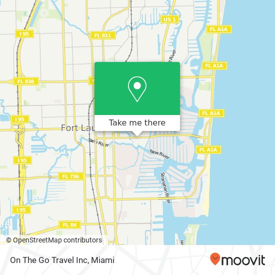 On The Go Travel Inc map