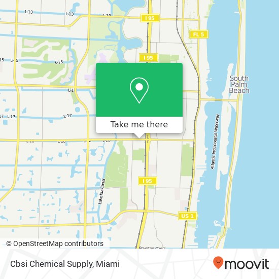 Mapa de Cbsi Chemical Supply