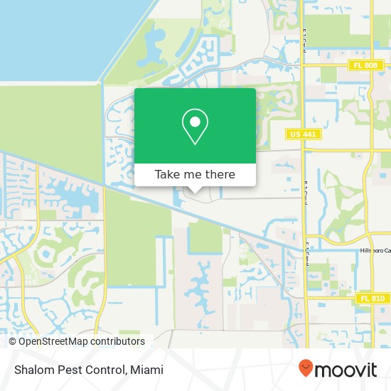 Shalom Pest Control map