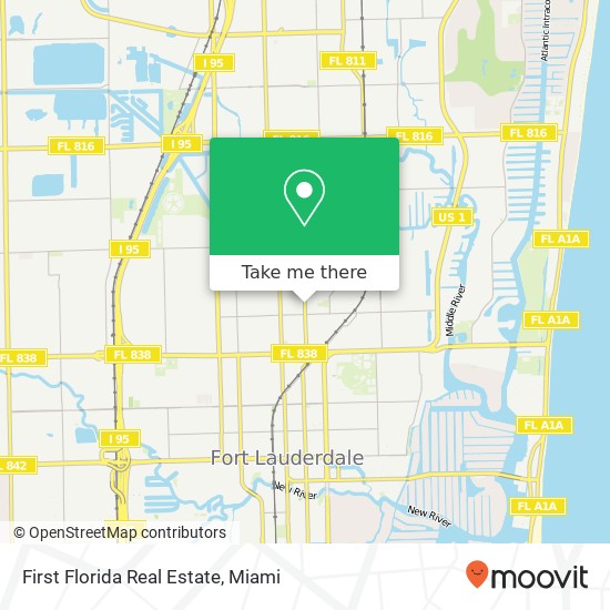 First Florida Real Estate map