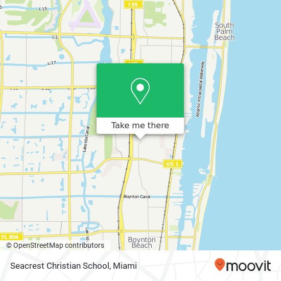 Seacrest Christian School map