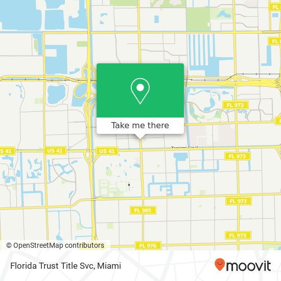 Mapa de Florida Trust Title Svc