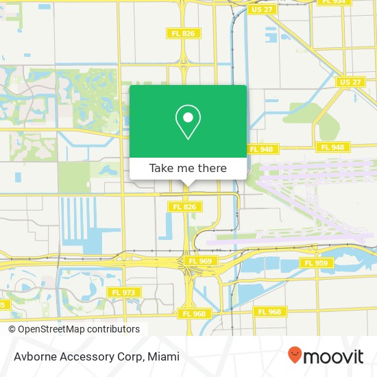 Mapa de Avborne Accessory Corp