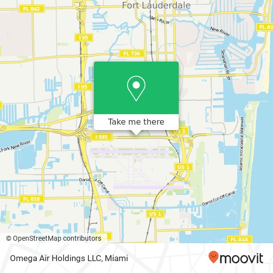 Omega Air Holdings LLC map