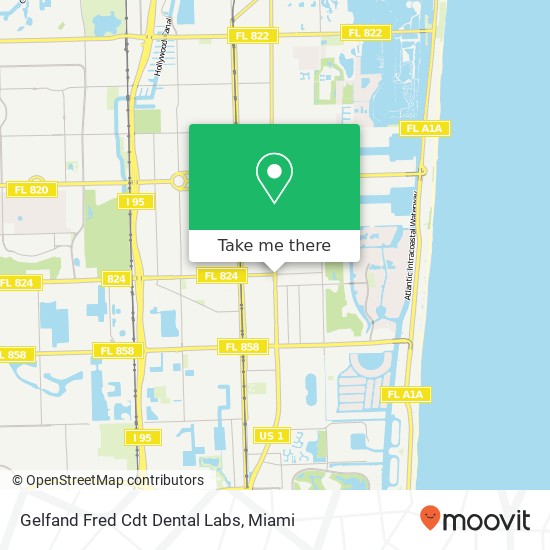 Mapa de Gelfand Fred Cdt Dental Labs