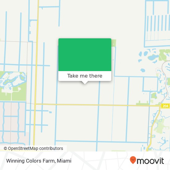 Mapa de Winning Colors Farm
