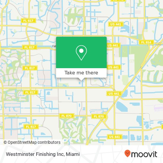 Westminster Finishing Inc map