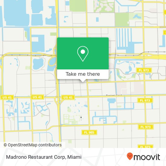 Madrono Restaurant Corp map