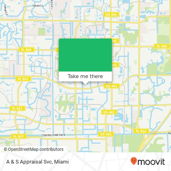 Mapa de A & S Appraisal Svc