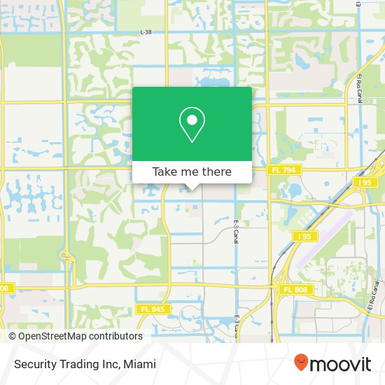 Security Trading Inc map