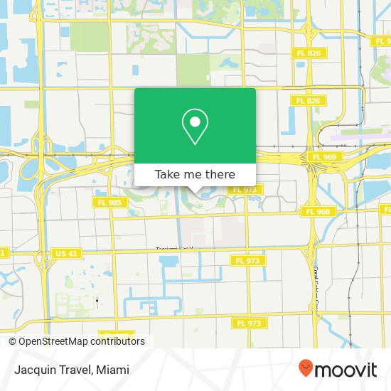 Mapa de Jacquin Travel