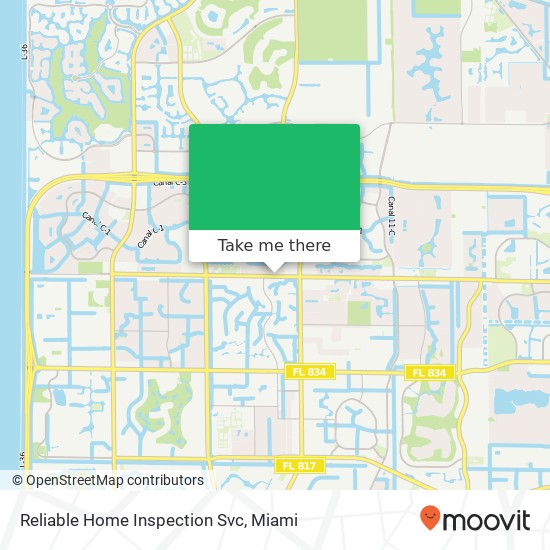 Reliable Home Inspection Svc map