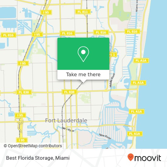 Mapa de Best Florida Storage