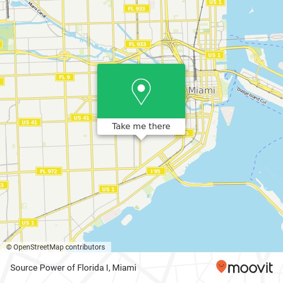 Mapa de Source Power of Florida I