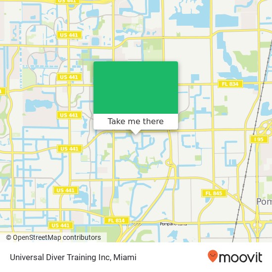 Mapa de Universal Diver Training Inc