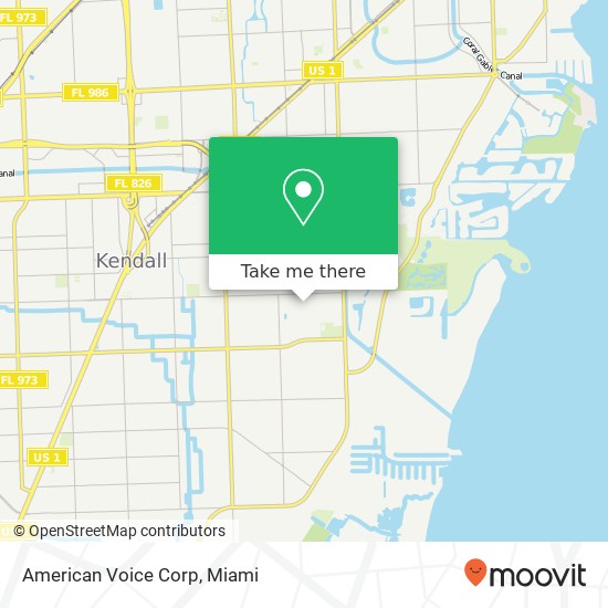 American Voice Corp map
