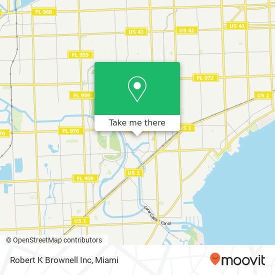 Robert K Brownell Inc map