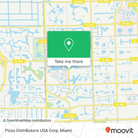 Pizzo Distributors USA Corp map