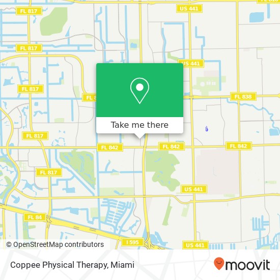 Mapa de Coppee Physical Therapy