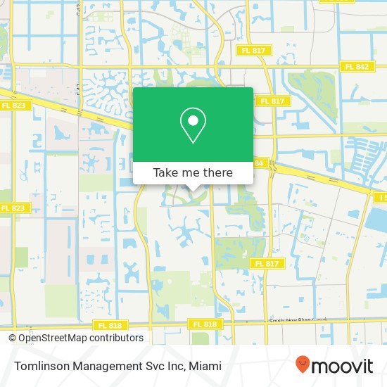 Tomlinson Management Svc Inc map