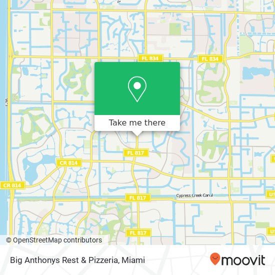 Big Anthonys Rest & Pizzeria map
